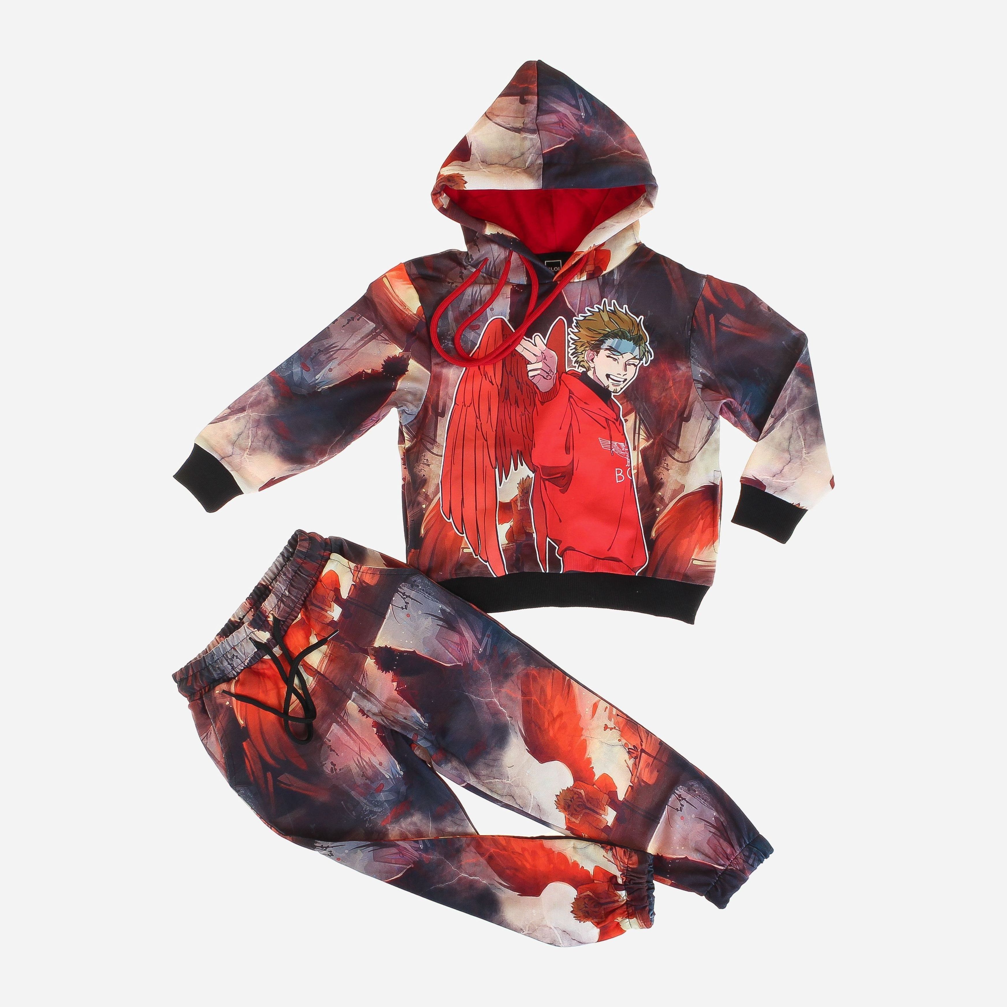 

Спортивный костюм Cloise CL0113031-CL0153013 128 см Красный/Черный