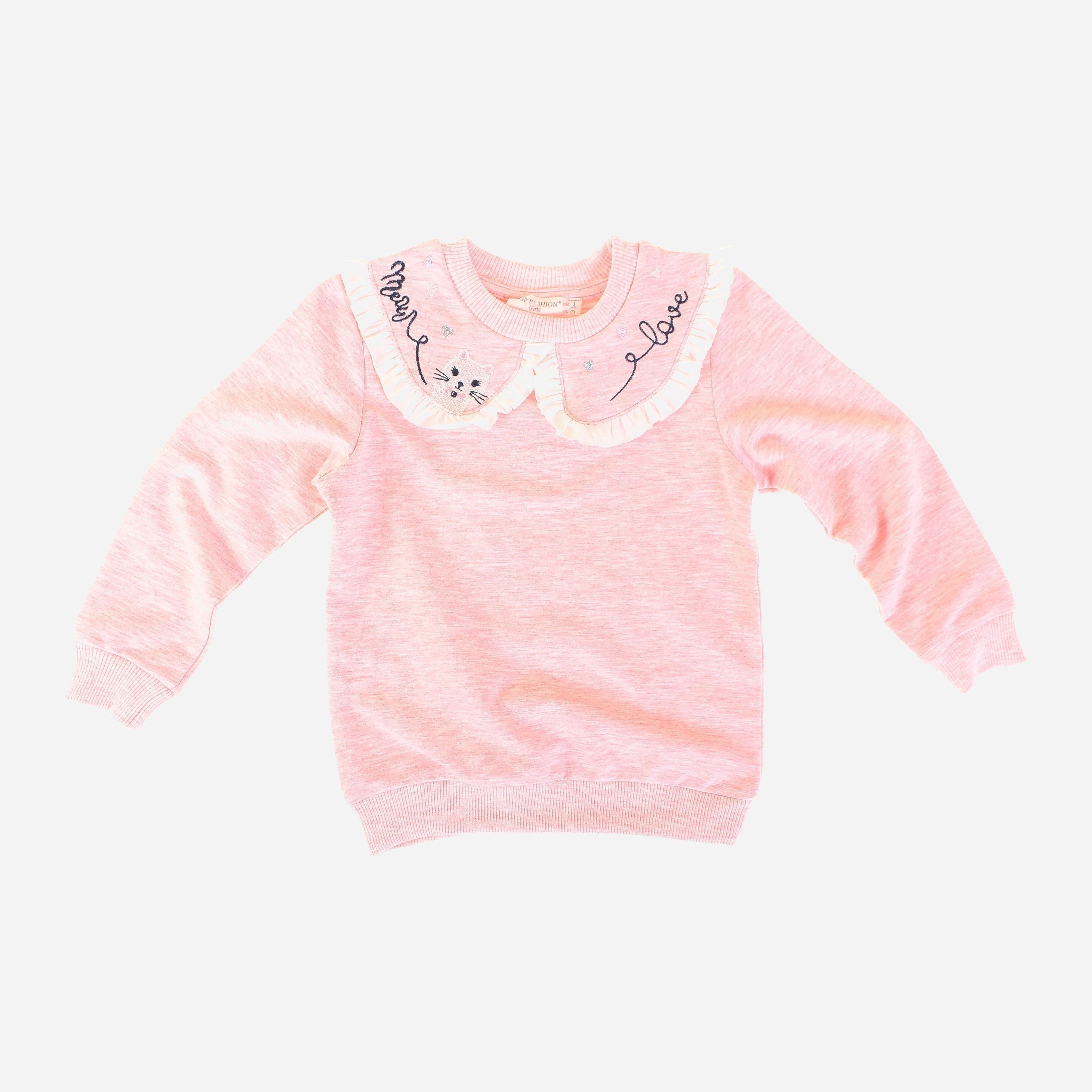 

Свитшот Pop Fashion 6708 110 см Персиковый/Меланжевый