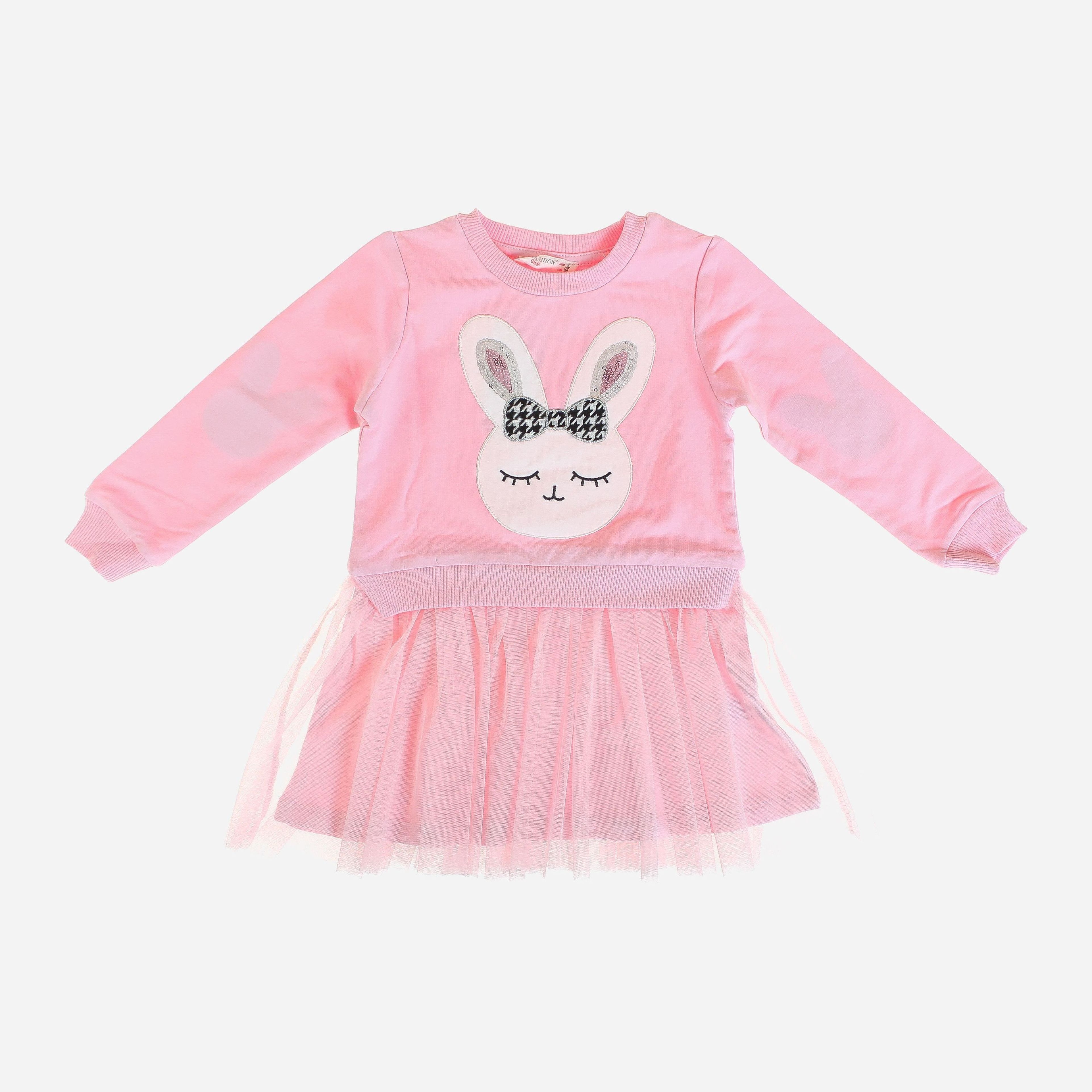 

Платье с длинными рукавами Pop Fashion 6698 116 см Розовое