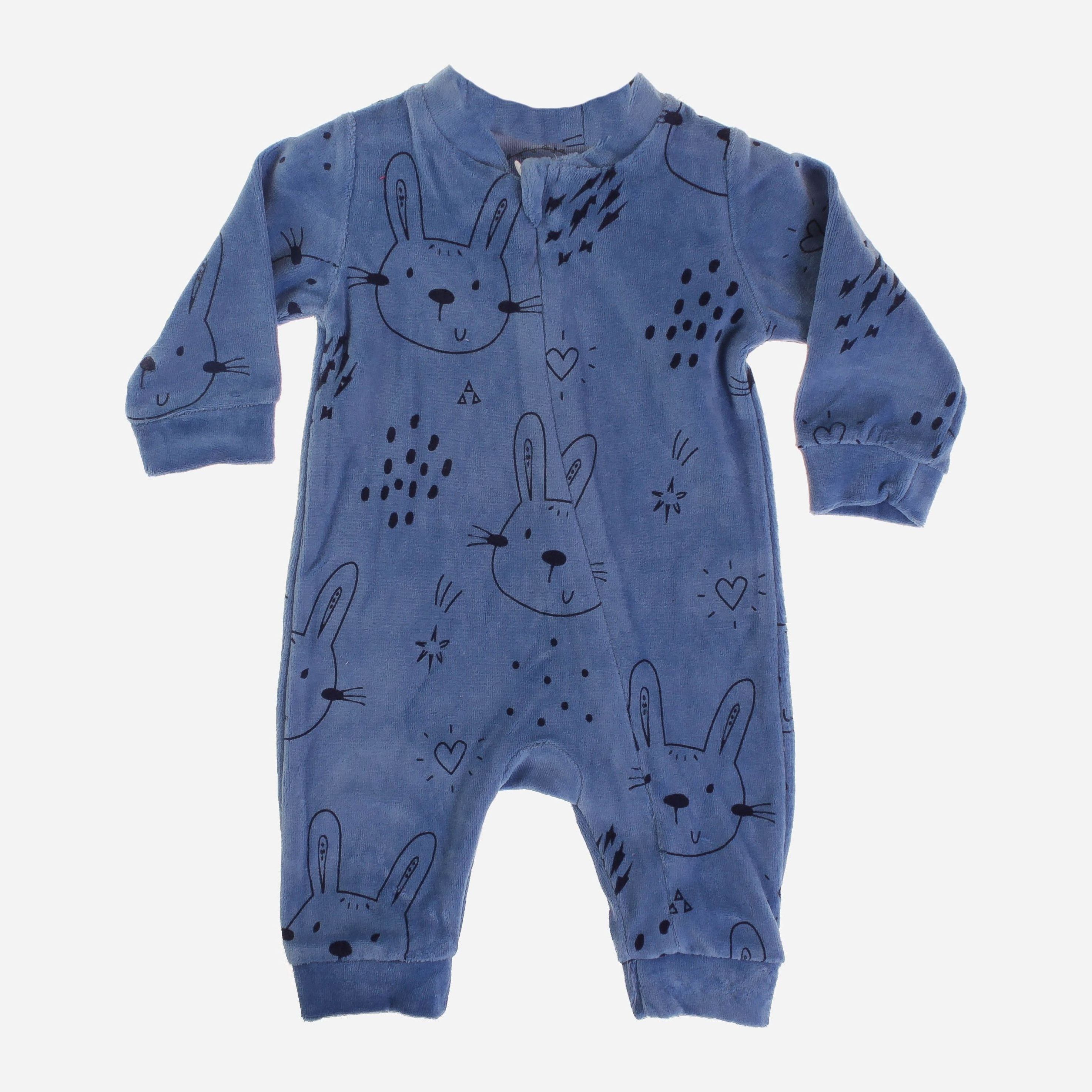 

Человечек велюровый Tongs Baby 3615 62 см Индиго