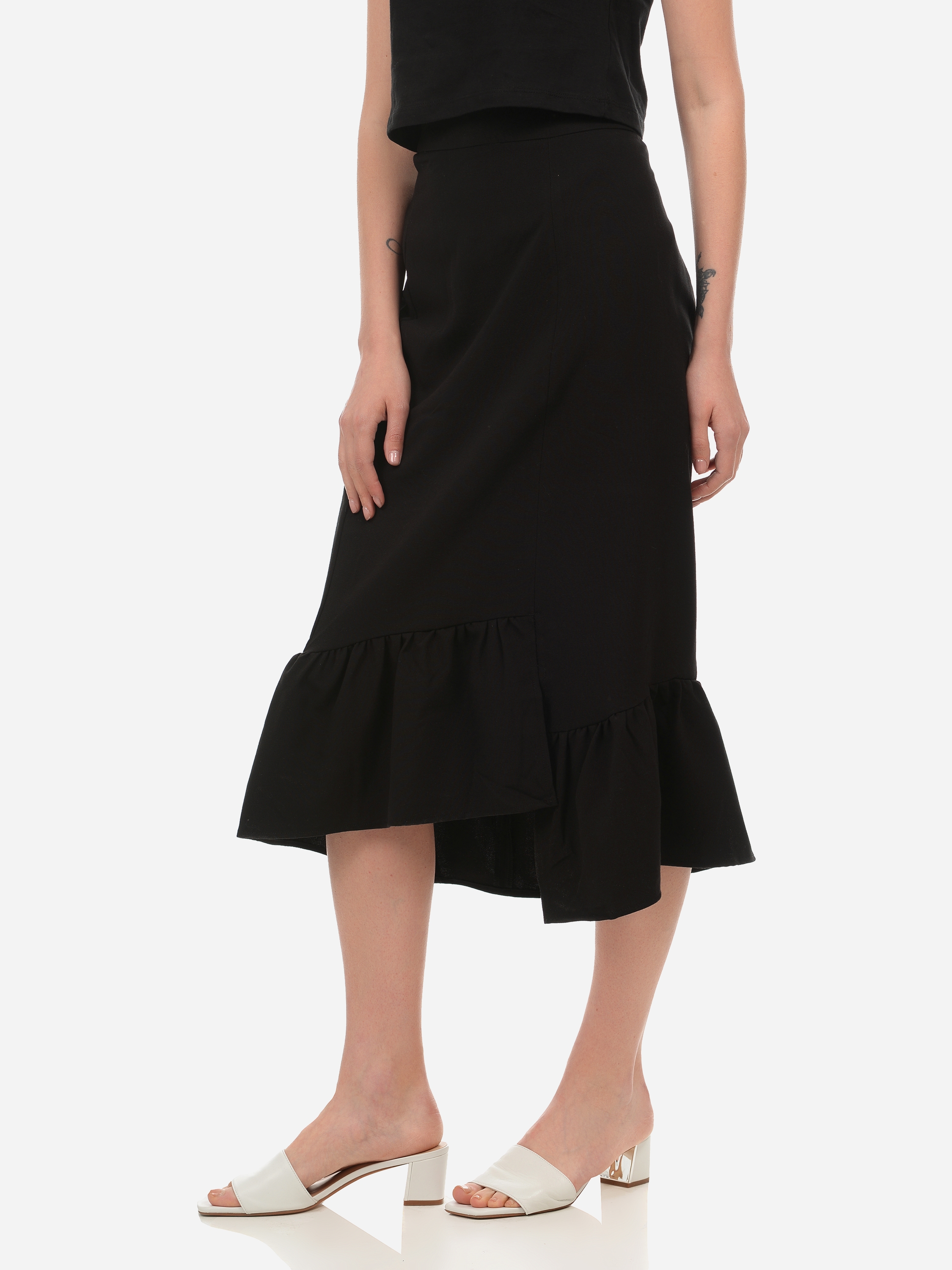 

Юбка Stradivarius st08110011  Черная, Юбка Stradivarius st08110011 L Черная