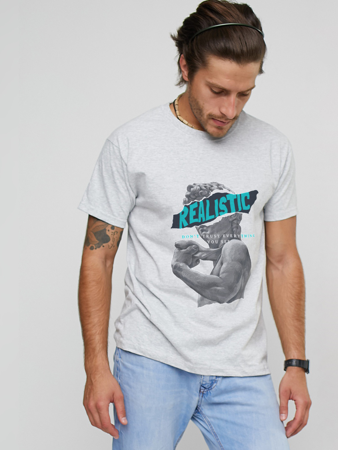 

Футболка YAPPI MG2490  Серая, Футболка YAPPI MG2490 S Серая