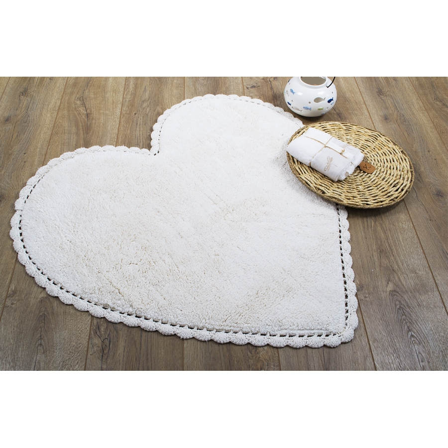 

Современный коврик Amor Irya 80х80 см Молочный