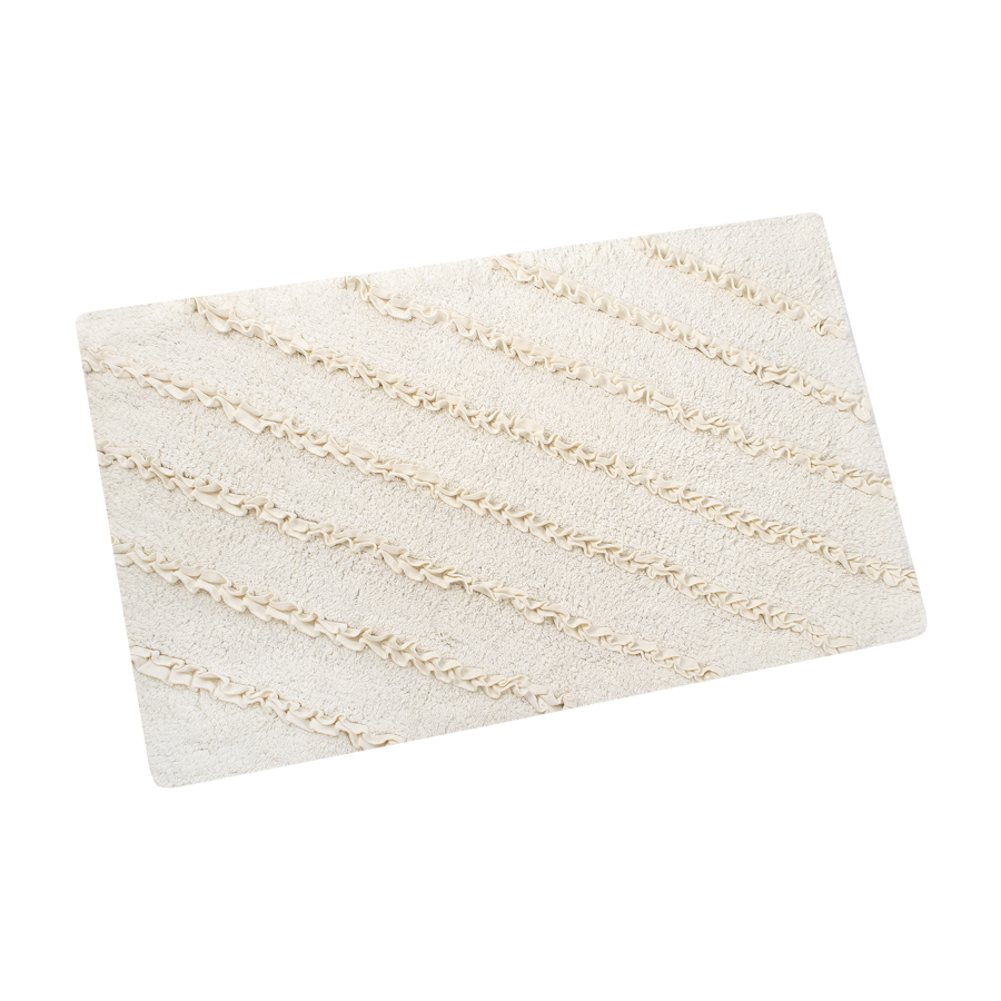 

Современный коврик Shabby Irya 50х80 см Кремовый