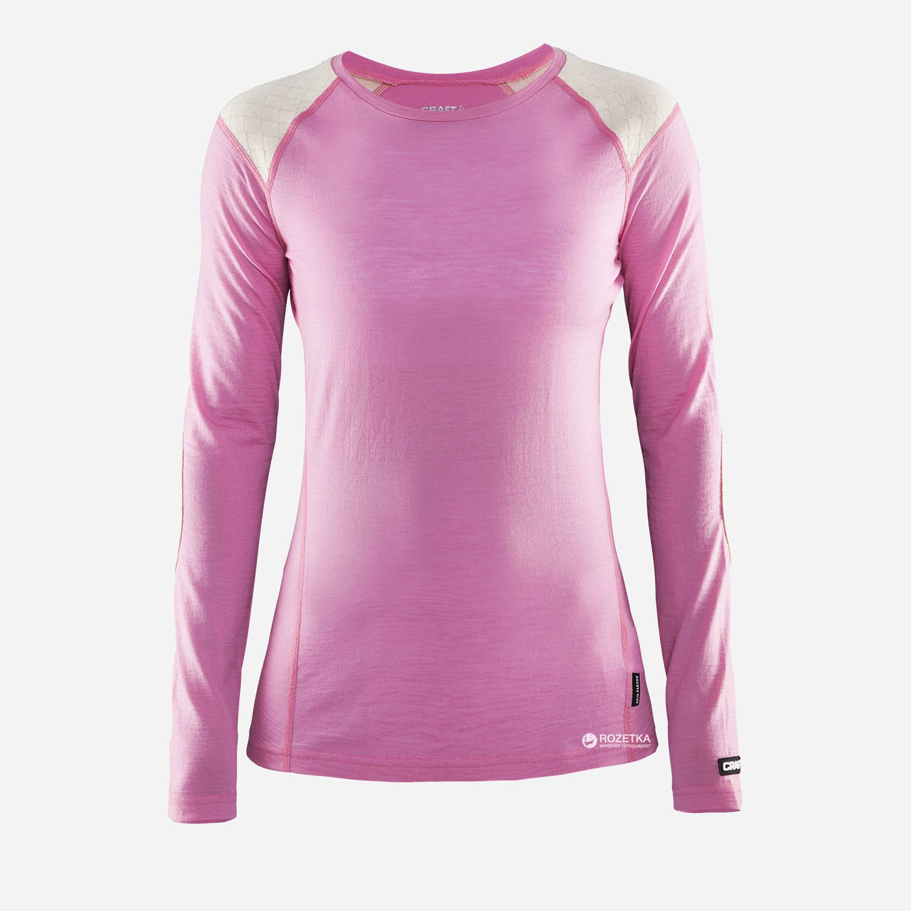 

Футболка женская Craft St Moritz LS Woman 1903098-2370  Pink/Sand, Футболка женская Craft St Moritz LS Woman 1903098-2370 L Pink/Sand