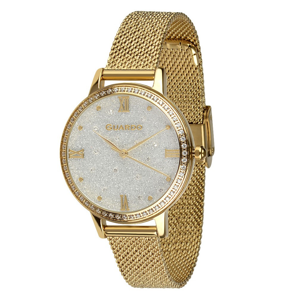 

Часы наручные Guardo B01340-4 Gold-Silver