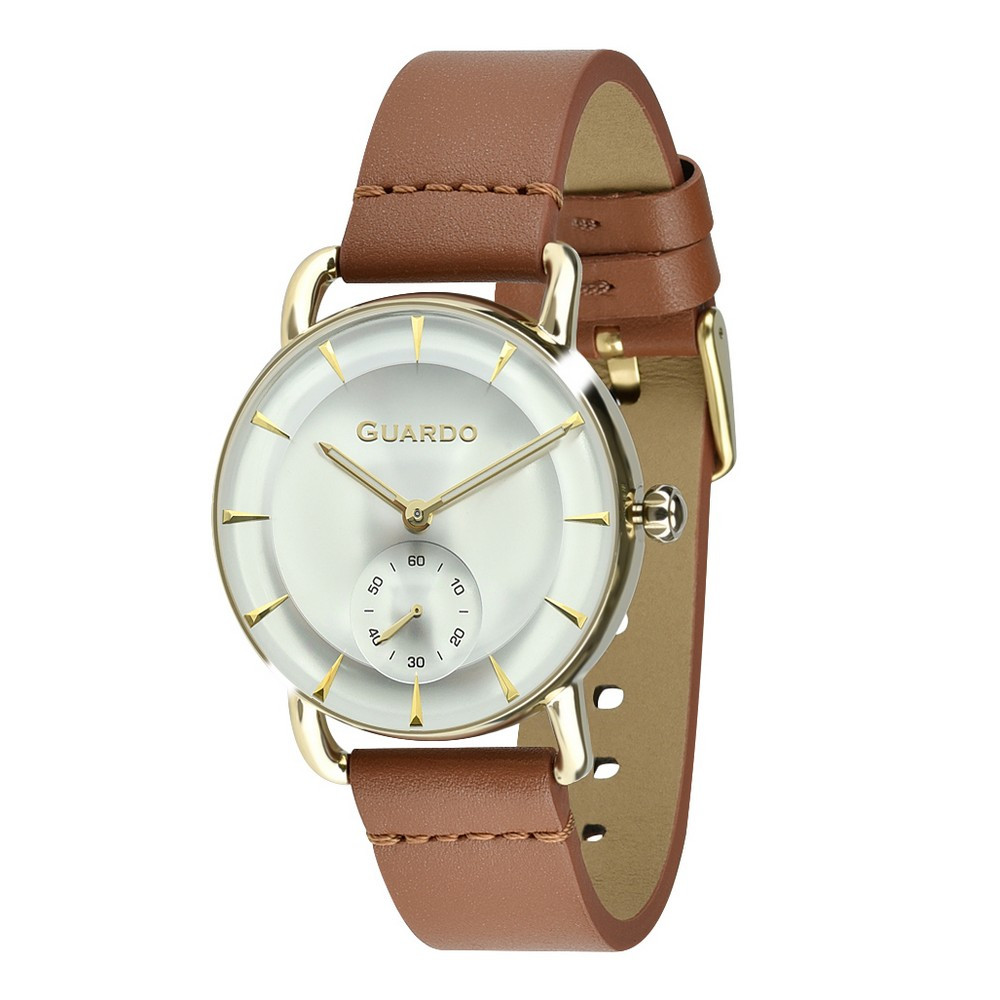 

Часы наручные Guardo B01403-03 Brown-Gold-White