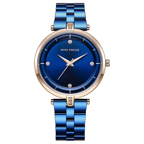 

Часы наручные Mini Focus MF0120L.03 Blue-Cuprum Diamonds