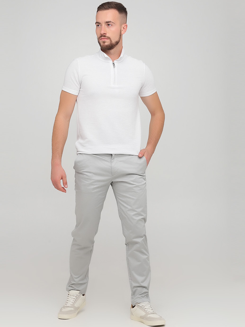 

Кэжуал демисезонные чиносы Jack & Jones 217114522  Серый, Кэжуал демисезонные чиносы Jack & Jones 217114522 L Серый