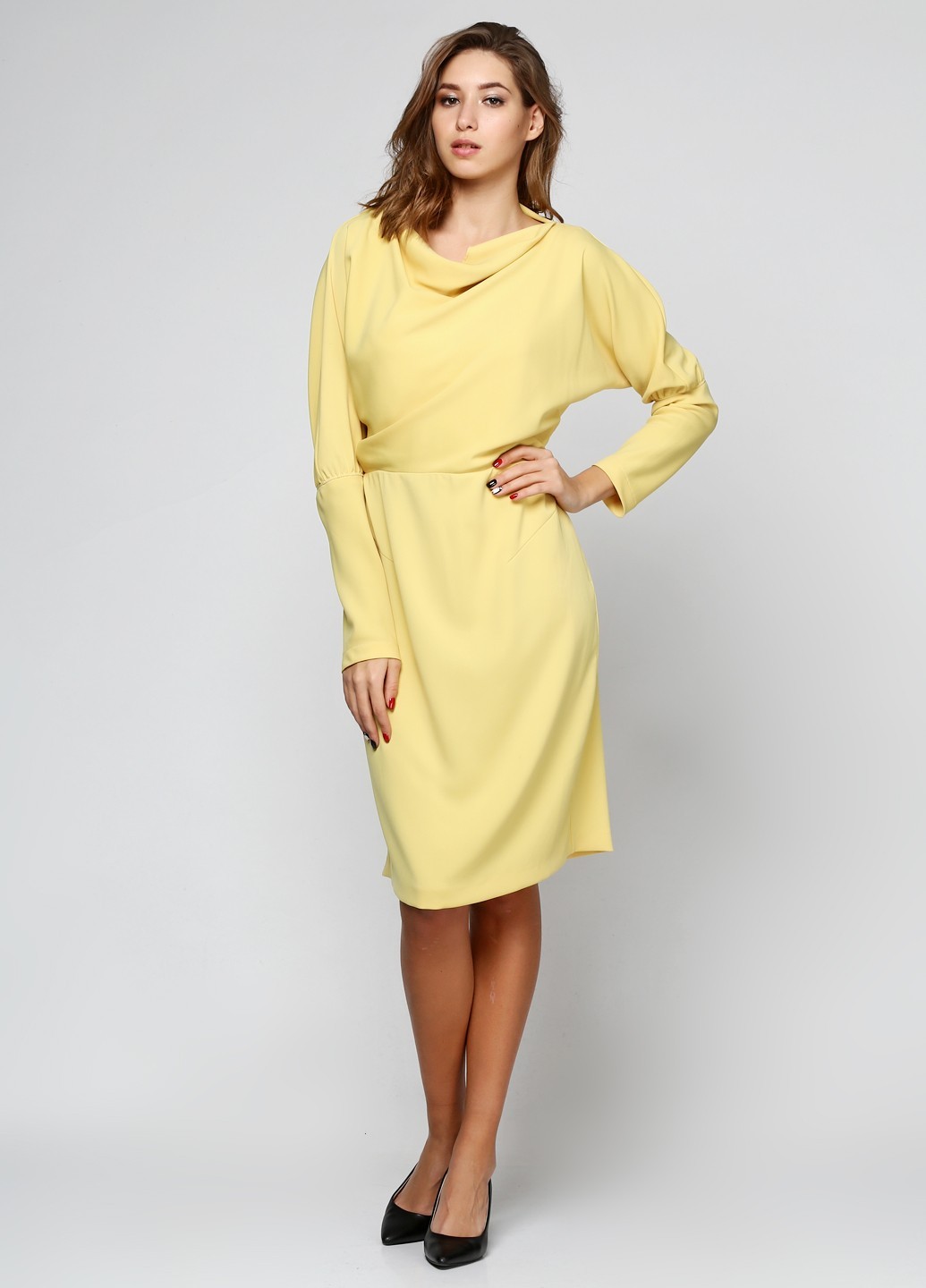 

Платье BGN 050168/3  Желтое, Платье BGN 050168/3 40 Желтое