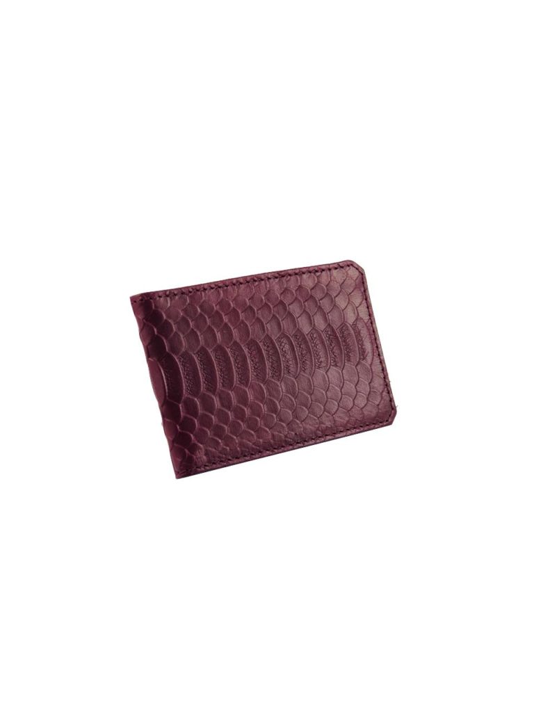 

Обложка для документов DeKOL Classic-7766pit бордовый питон
