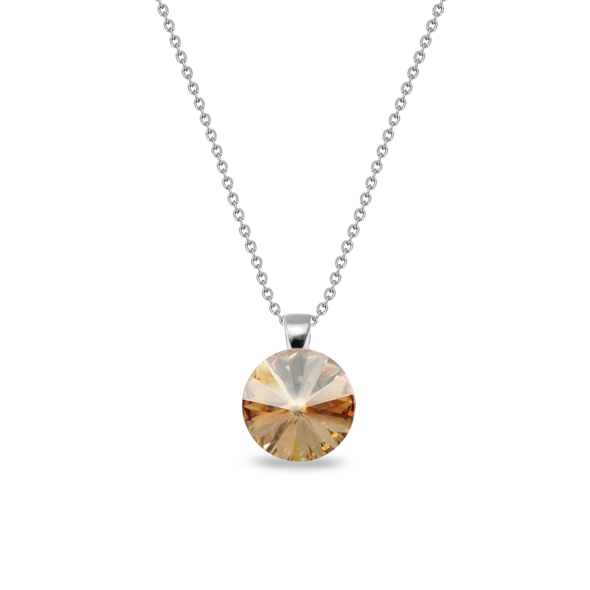 

Серебряный кулон c цепочкой SPARK CANDY со Swarovski модели N112212GS