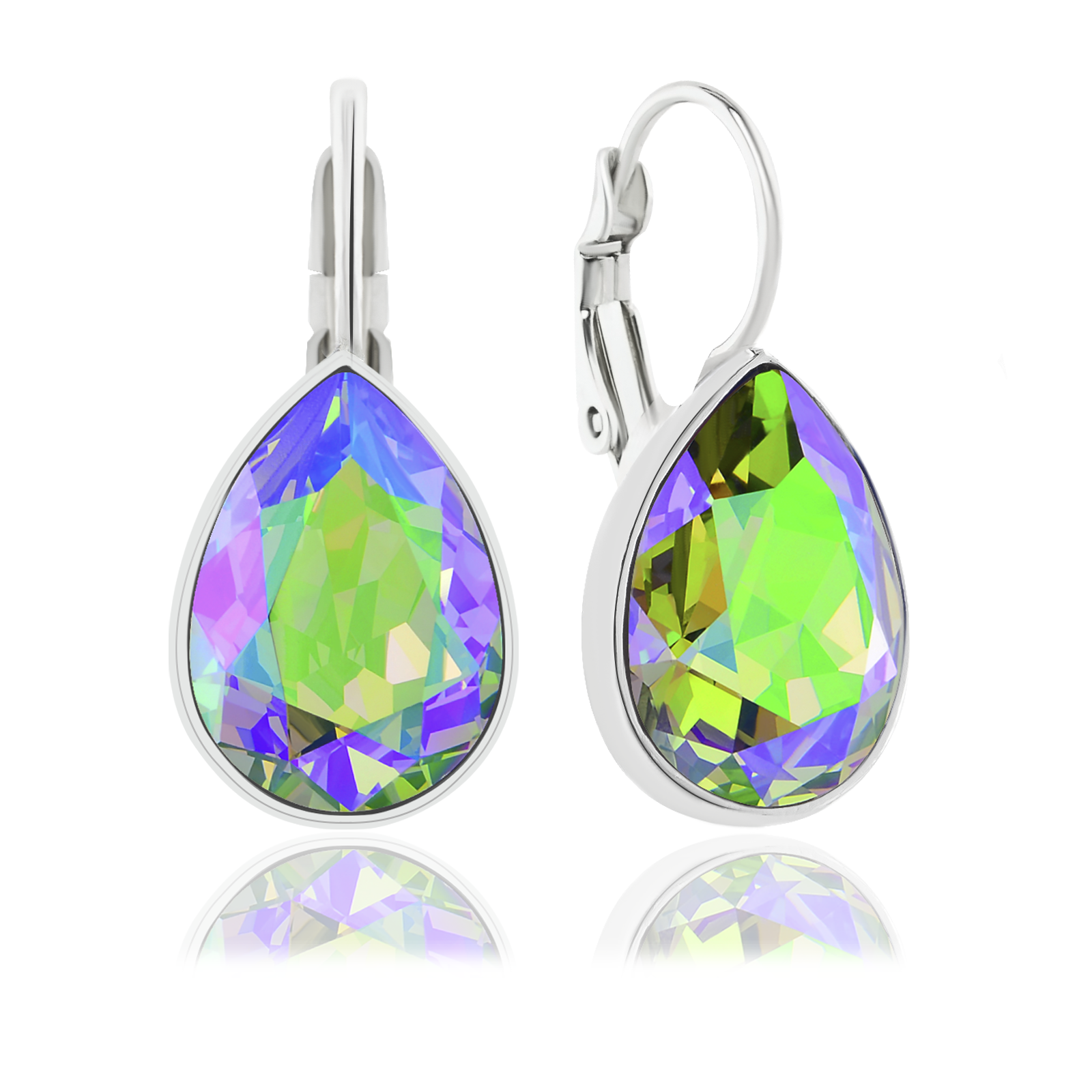 

Серьги KOBI PATRICE 14*10 мм со Swarovski модели 7740-1117-51-32