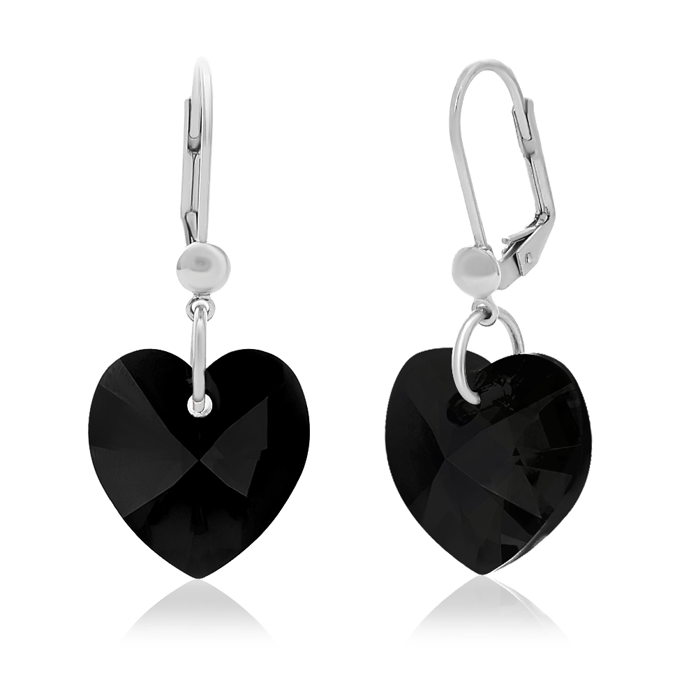 

Серьги KOBI Heart со Swarovski 14 мм модели 7440-0954-96