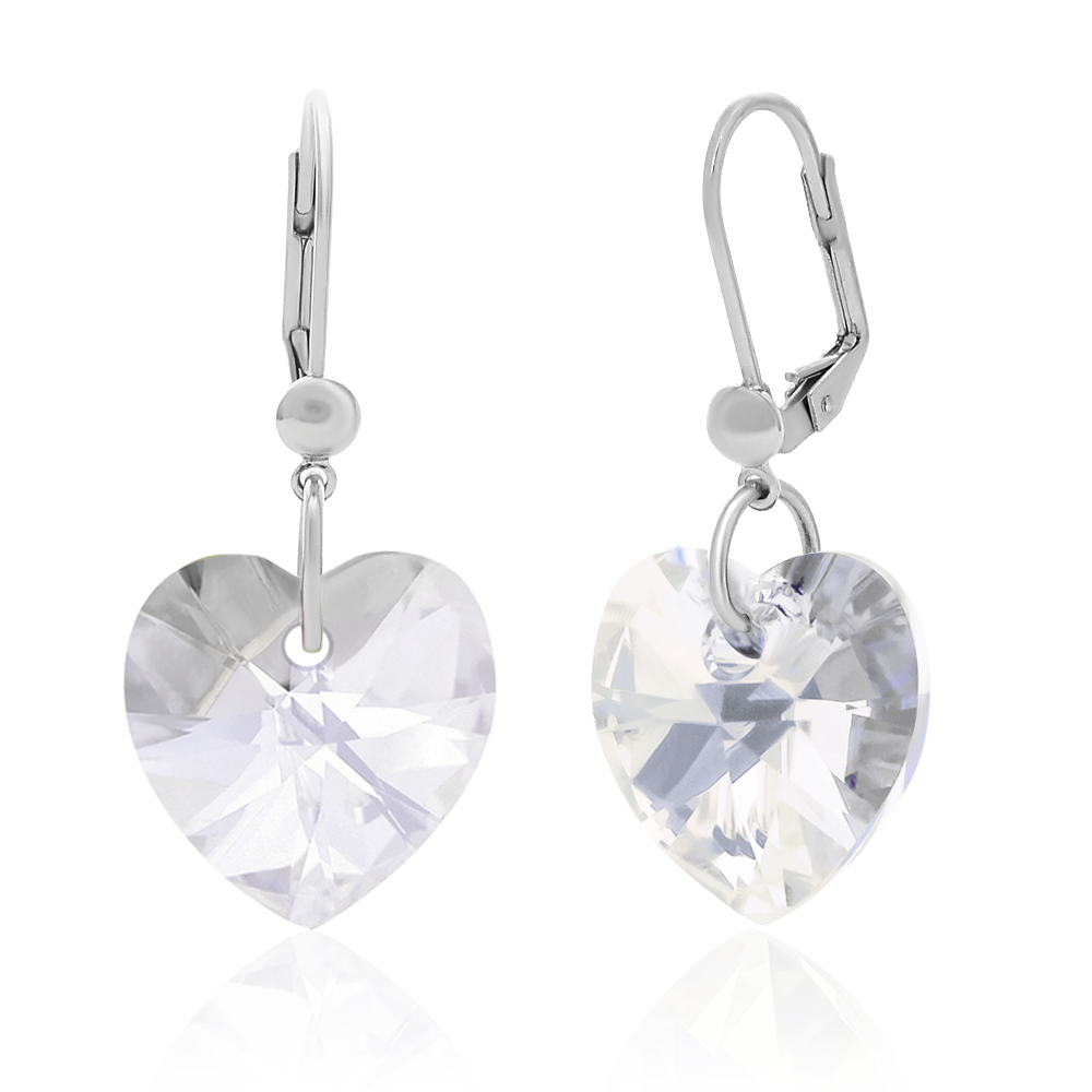 

Серьги KOBI Heart со Swarovski 18 мм модели 7440-9241-06