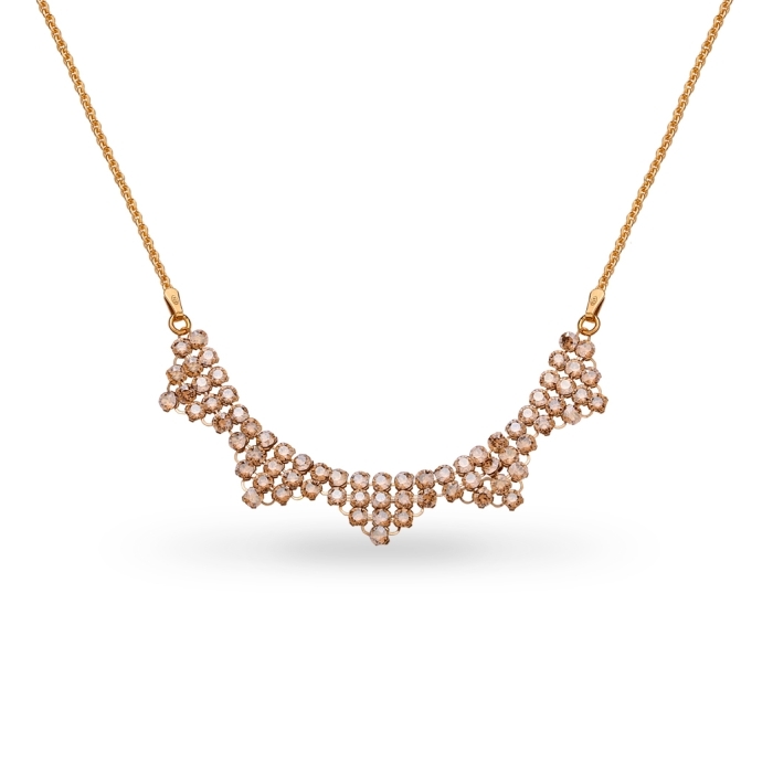 

Серебряное колье SPARK Naszyjnik Meno со Swarovski модели N5MESH18GS
