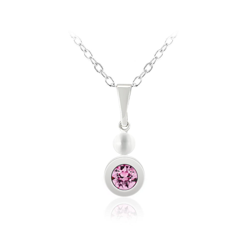 

Кулон KOBI Tora с круглым камнем Swarovski 4 мм модели 7430-2677-14-32