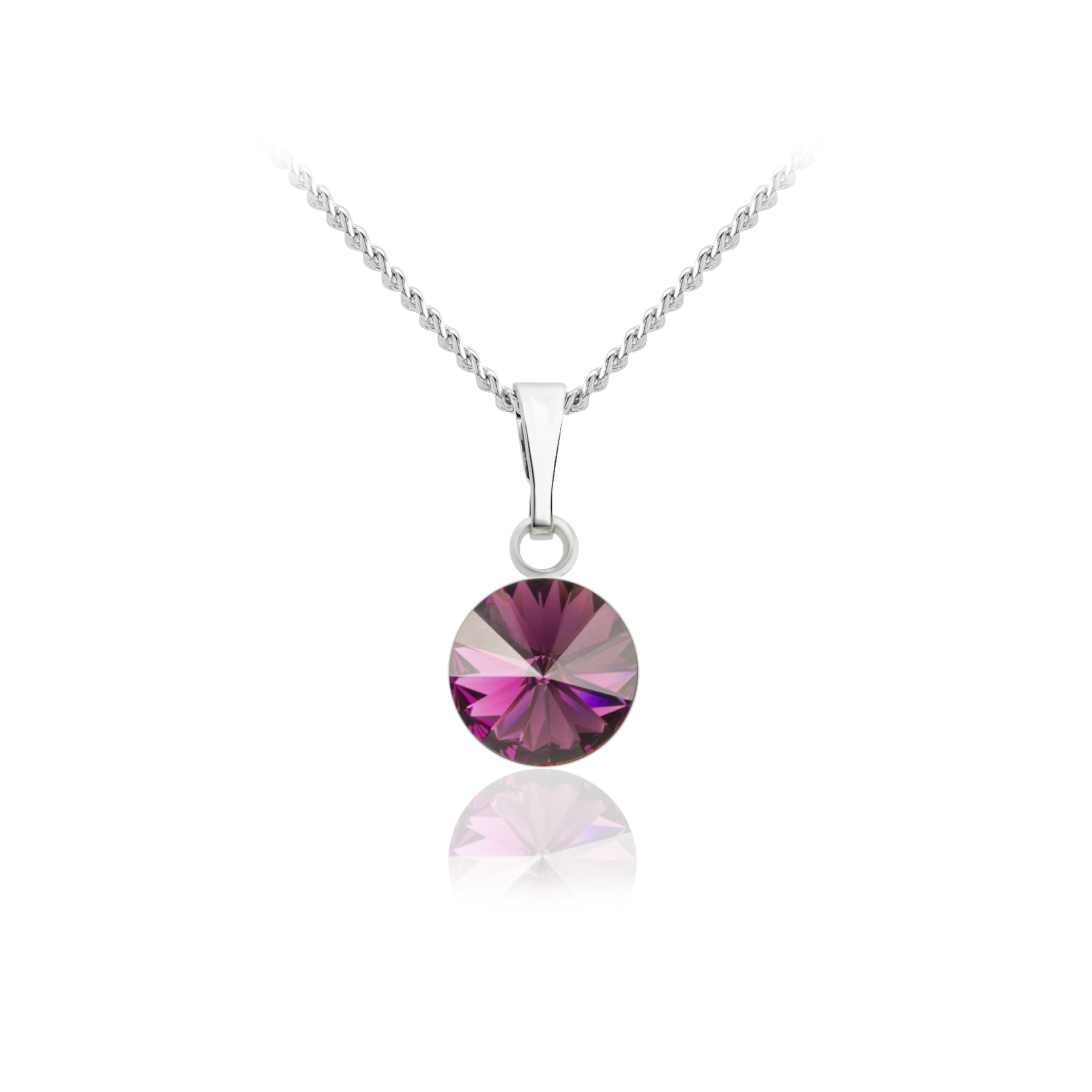

Кулон c цепочкой KOBI Rivoli 8 мм с кристаллом Swarovski модели 7730-1188-11-32