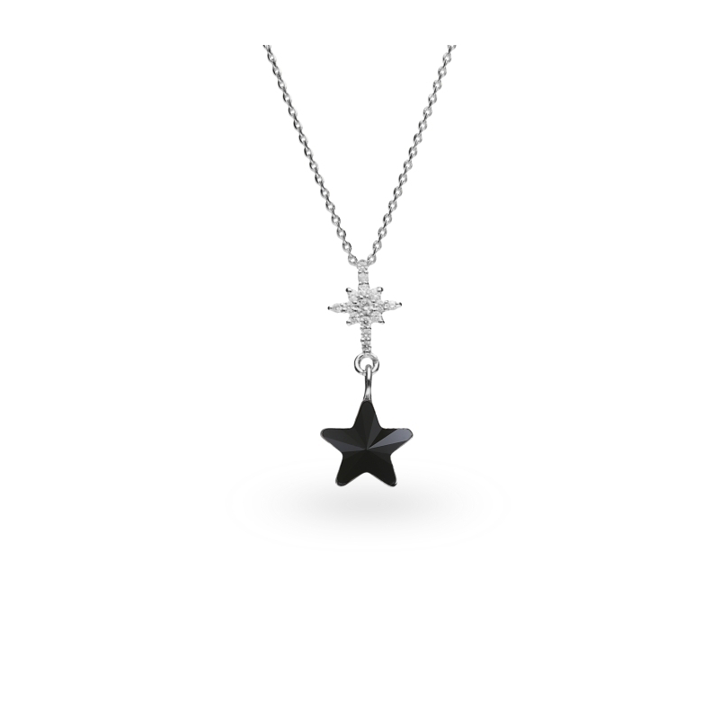

Серебряный кулон c цепочкой SPARK Stella со Swarovski модели NC474510J