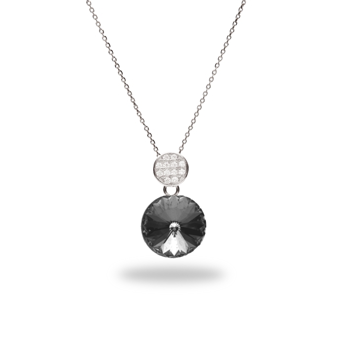 

Серебряный кулон c цепочкой SPARK Candito со Swarovski модели NC112212SN