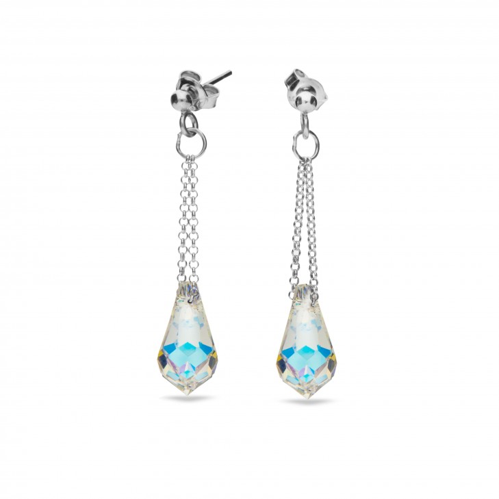 

Серебряные серьги SPARK KROLO со Swarovski модели KROLO600015AB