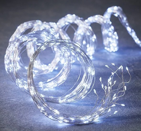 

Светодиодная гирлянда роса Конский хвост 510 LED 17 линий Garland RD-210 Белый (М-13795)