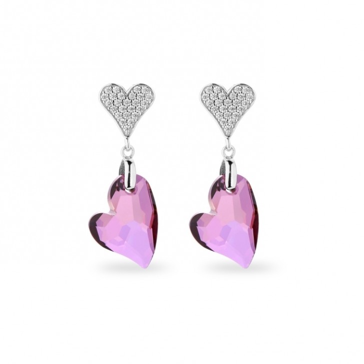 

Серебряные серьги SPARK Corazon со Swarovski модели KC626117LSH