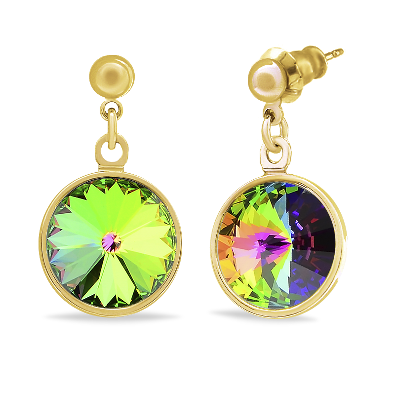 

Серьги KOBI RIVOLI KOLO 12 мм со Swarovski модели 7740-1076-23-35