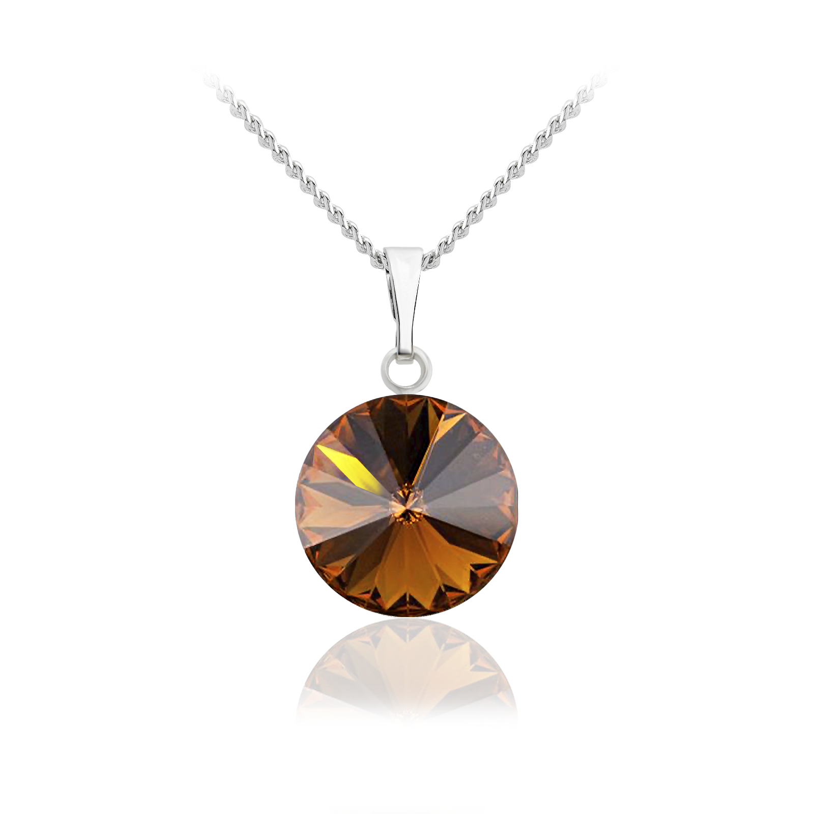 

Кулон c цепочкой KOBI RIVOLI 14 мм со Swarovski модели 7730-1187-64-32