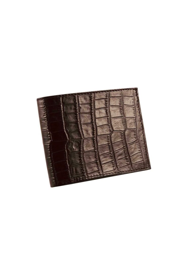 

Портмоне DeKOL Men-8820 с монетницей коричневый крокодил