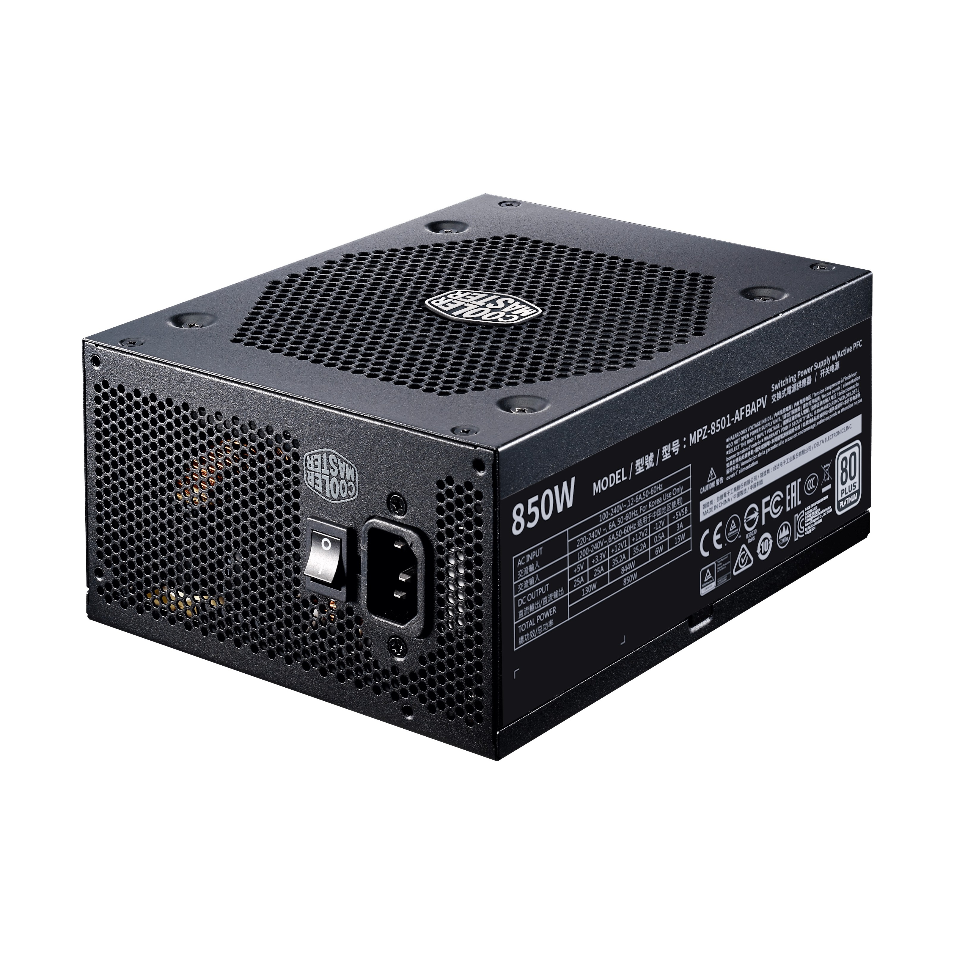 

Блок питания Cooler Master V Platinum 850W Black (MPZ-8501-AFBAPV-EU)