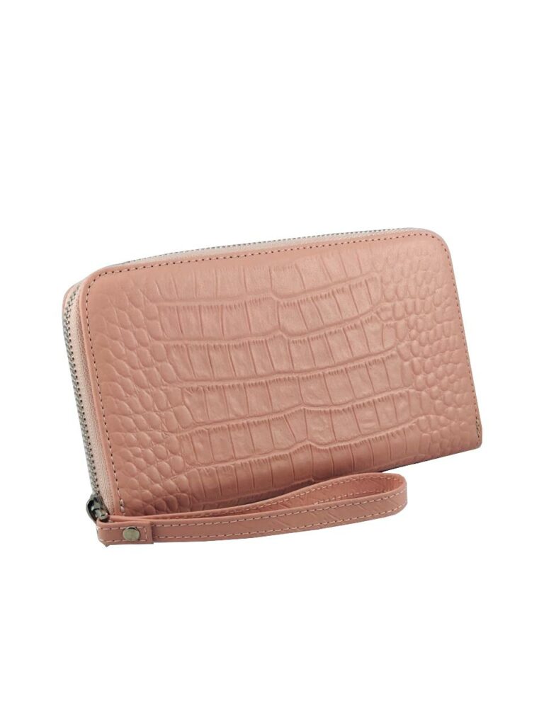 

Кошелек DeKOL Sun-8862 розовый крокодил