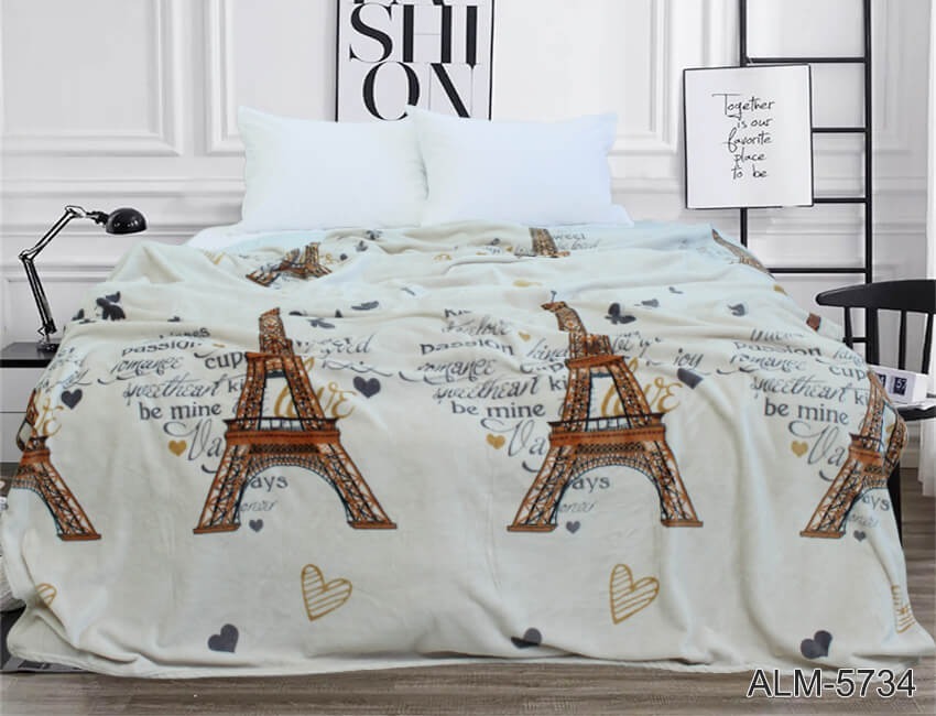 

Плед из велсофта TAG Tekstil ALM5734 200x220 PledVL-140e
