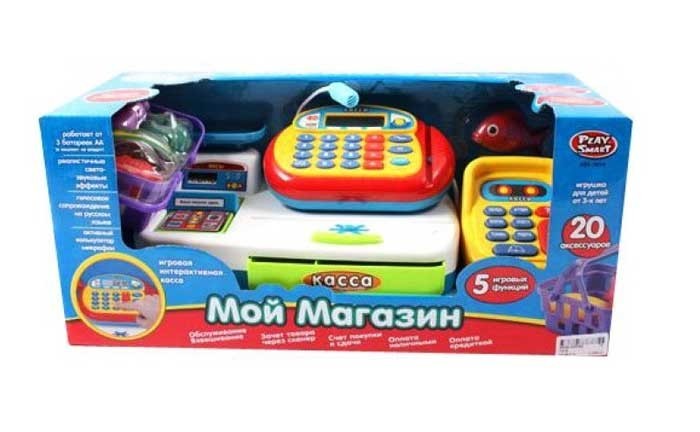 

Игровой набор Play Smart Кассовый аппарат Мой магазин (7019)