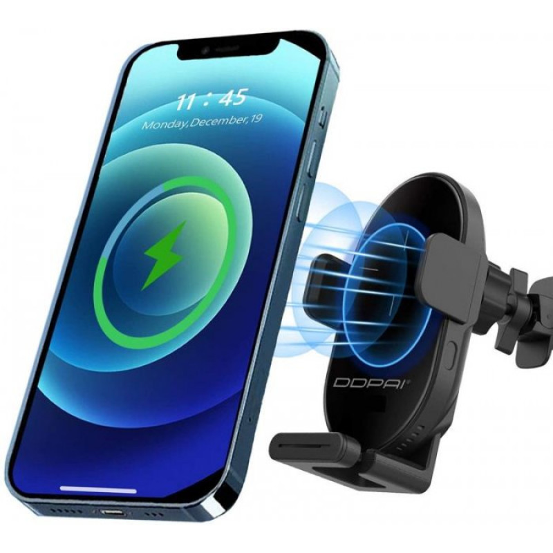 

Держатель автомобильный+беспроводное ЗУ DDPai 15W Qi Wireless Fast Charge (R1S)