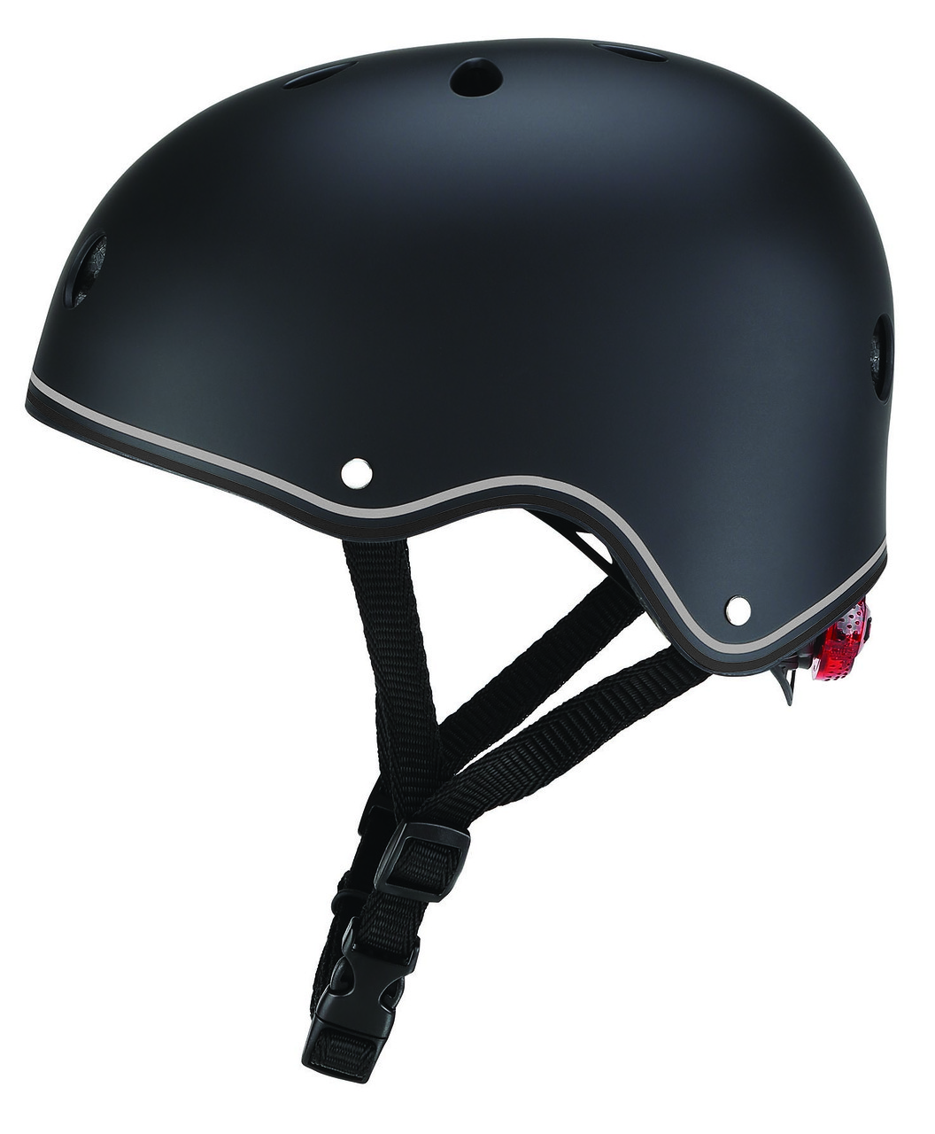 

Защитный детский шлем Globber черный с фонариком 48-53см (XS/S) (505-120)