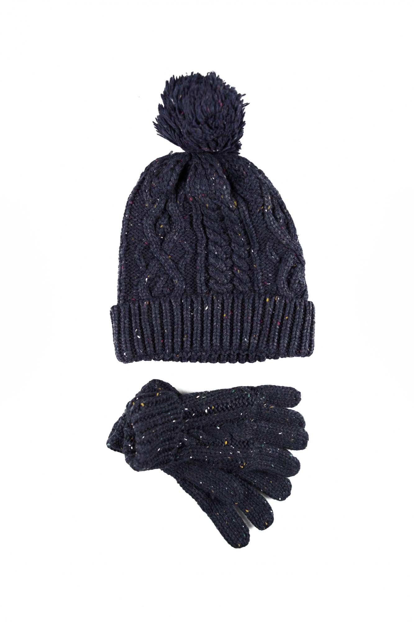 

Комплект шапка, перчатки Primark S/M синий 2005338280161