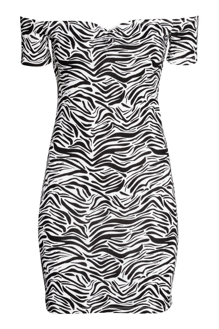 

Платье H&M 42 черно-белый 5800017000374