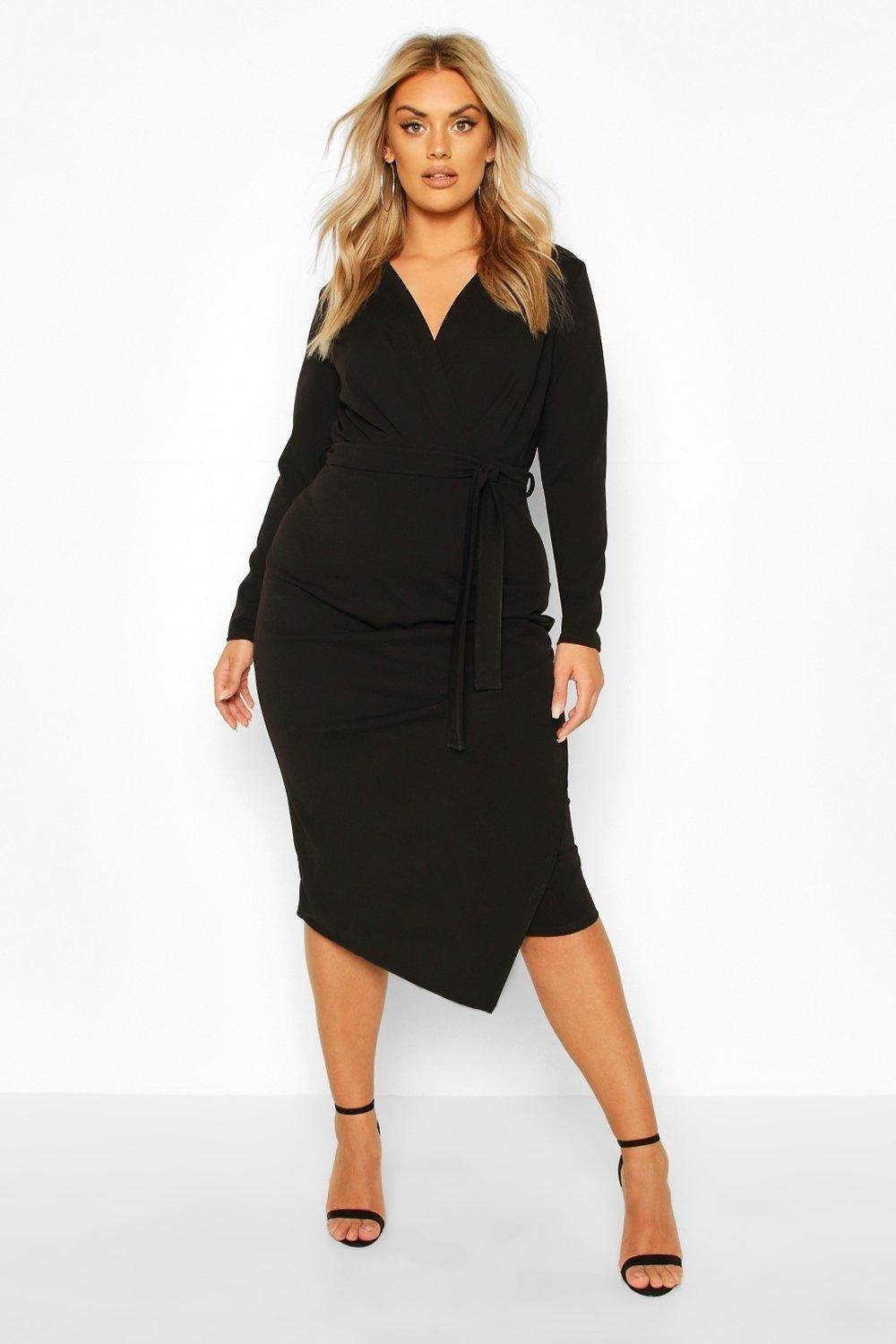 

Платье Boohoo 48 черный 5059383539954