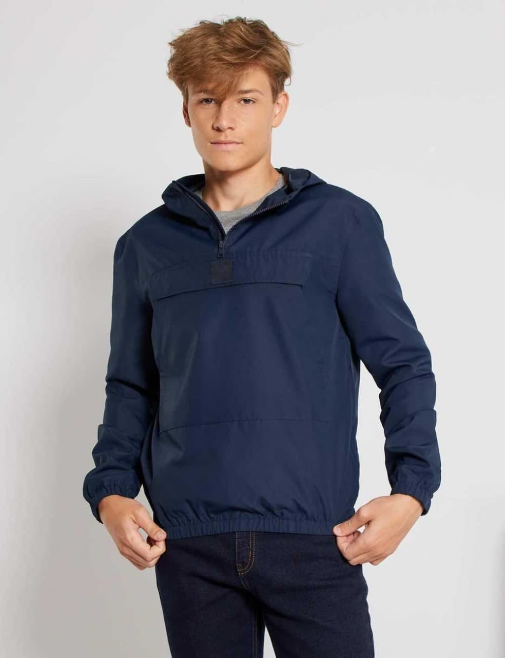 

Ветровка (анорак) для мальчика Kiabi 158/164 см темно-синий 2005338280600