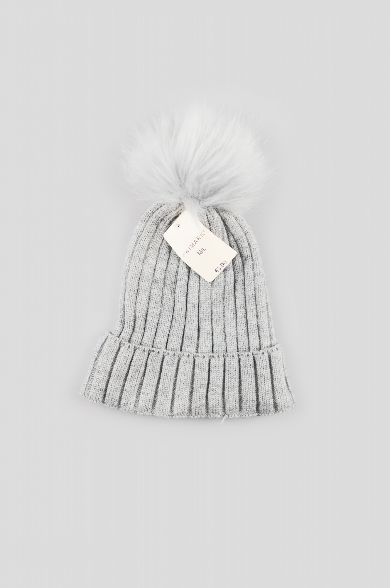 

Шапка Primark M/L серый 2005338280015