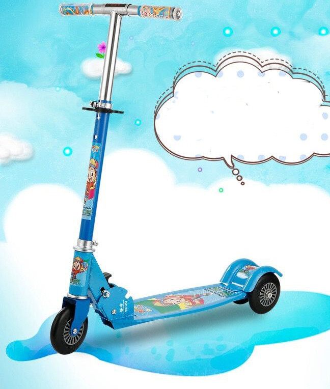 

Самокат Scooter складной Blue (806)