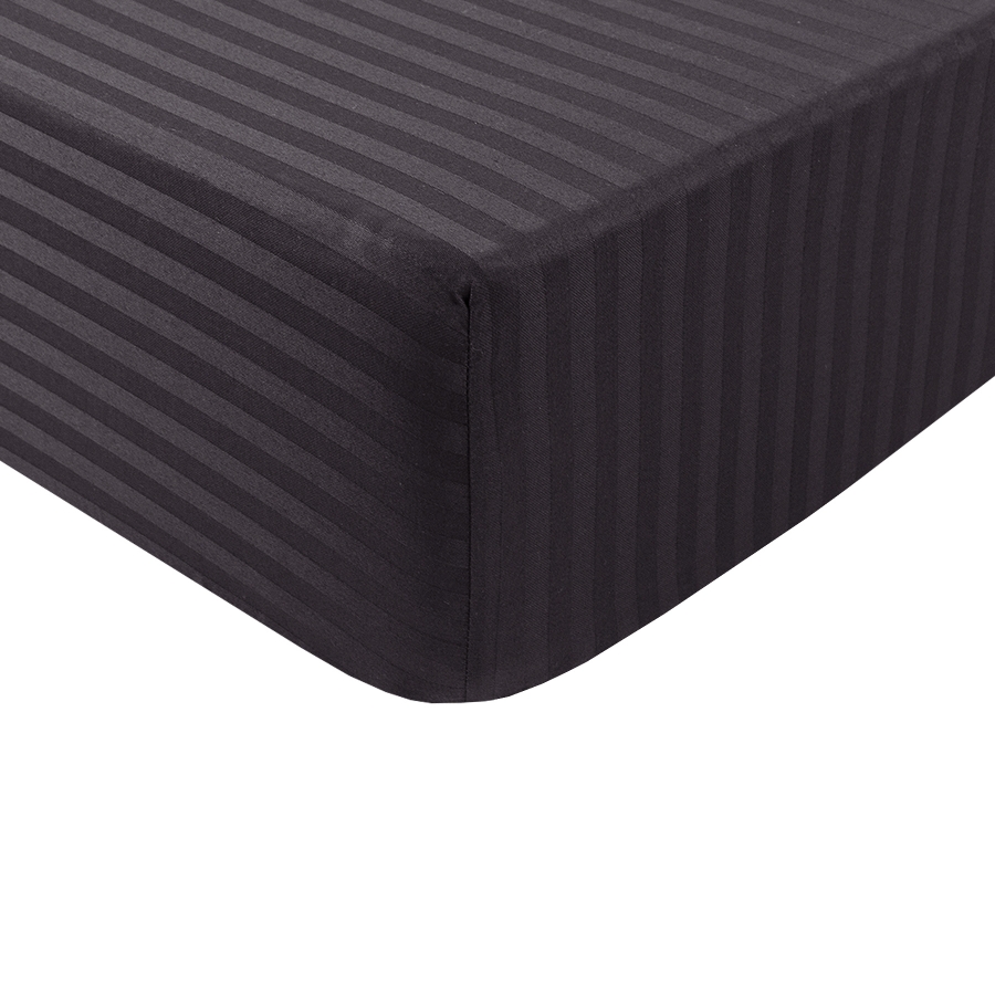 

Современная простынь Iris Home 180х200х25 см Черный