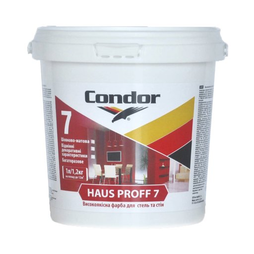 

Краска дисперсионная Condor Haus Proff 7 1 л 11403112