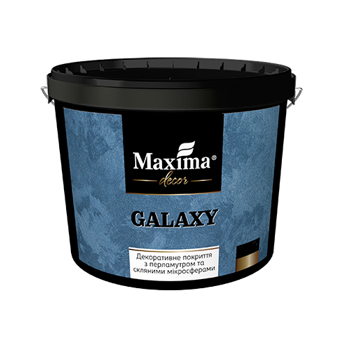 

Декоративное покрытие с перламутром и стеклянными микросферами Galaxy Maxima Decor - 3 кг (45643)