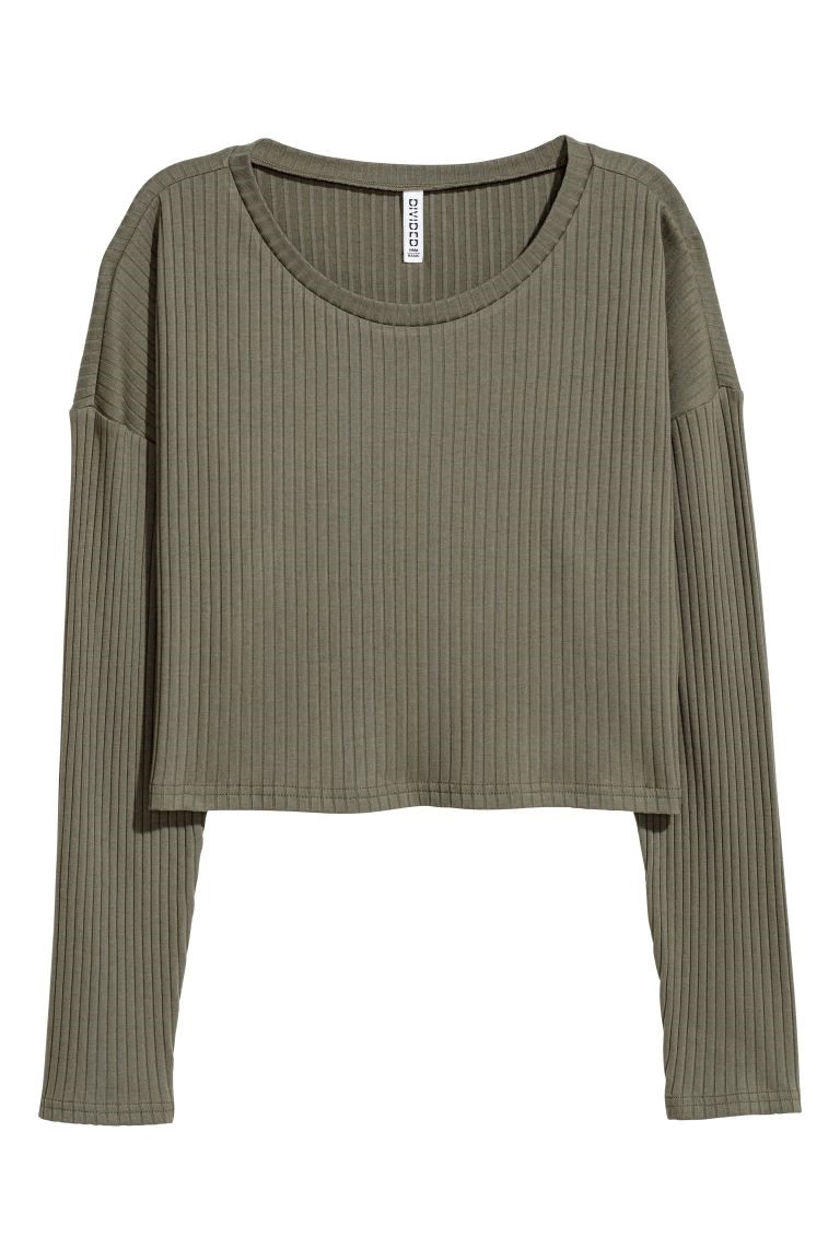 

Топ из рельефного трикотажа H&M 48