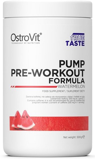 

Предтренировочный комплекс OstroVit Pump Pre-Workout Formula New Formula 500 г Арбуз (5902232611977)