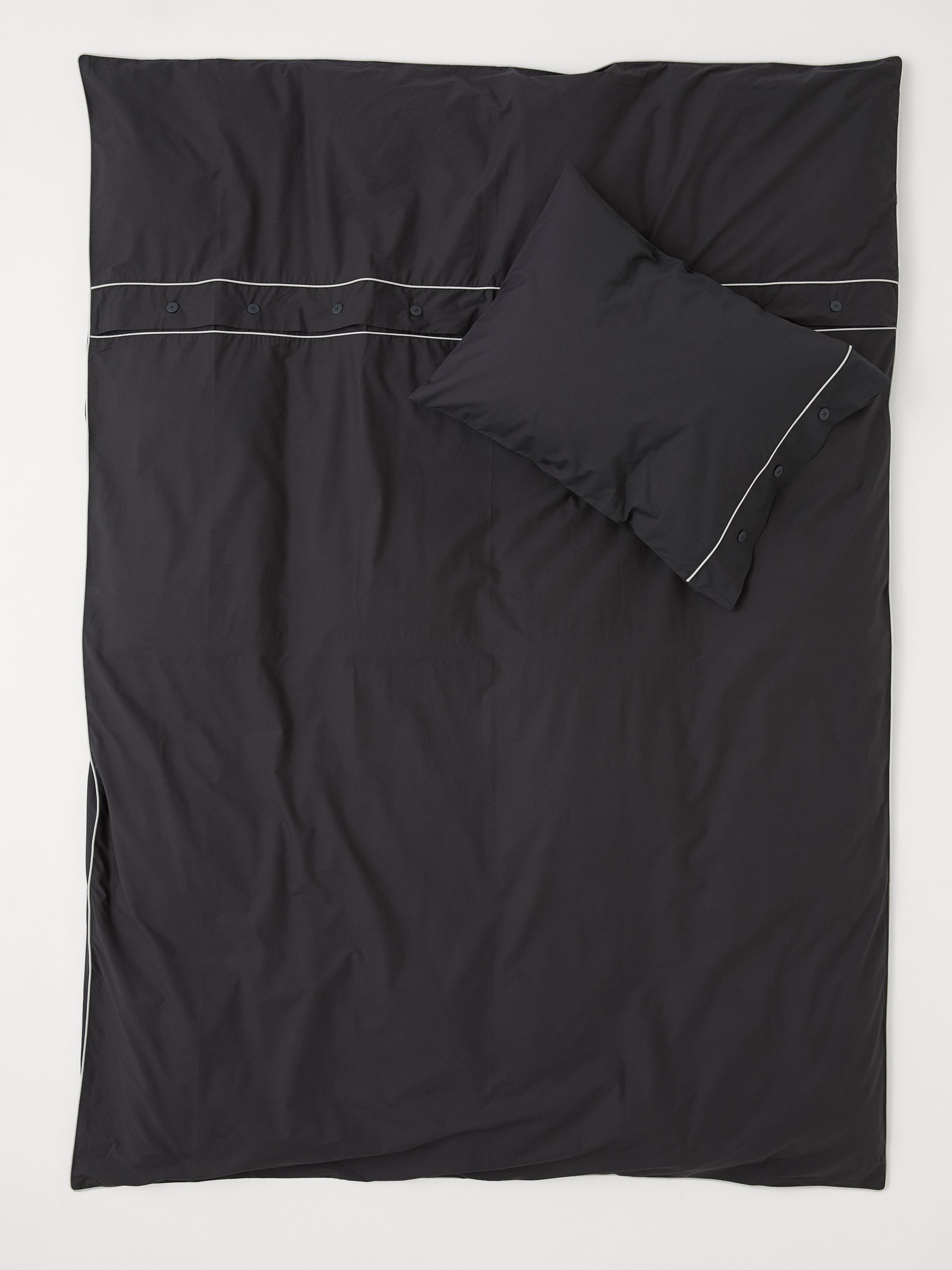 

Постельное белье на пуговицах H&M 21643461 One size Черный