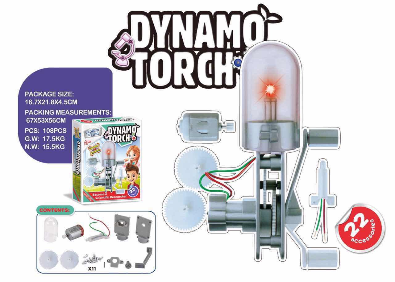 

Конструктор детский электронный Smart Toy Динамо-фонарь 00-03263/001