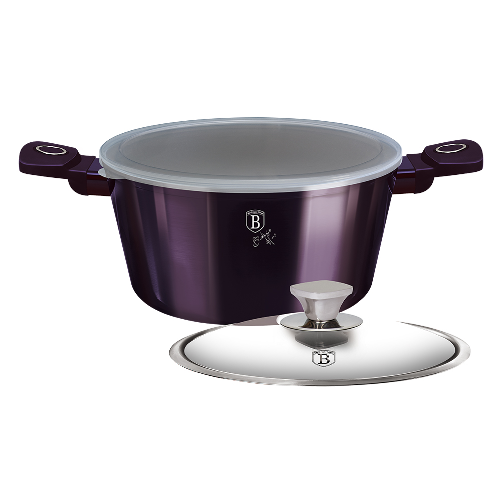 

Кастрюля с крышками 6,1 л Berlinger Haus Purple Eclipse Collection BH-6630